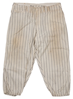 1960 Casey Stengel World Series Game Used & Photo Matched New York Yankees Uniform Pants (Sports Investors)